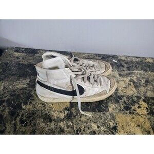 Nike Blazer Mid 77 Men's Size 12 BQ6806-100 White Black Athletic Shoes